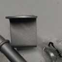 Urbanest 1/2” Adjustable Wall Mounted Swing Arm Rods, 24"-38", Pewter