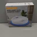 Robot Vacuum and Mop,Fully Automatic Intelligent Mute Sweeping Robot Smart Floor Mop for Tile, Wood, Marble Floors, Ultra-Quiet 45dB, Super Suction, 60min Runtime(Black)