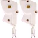 Amazing Drapery Hardware High Profile 2" Plastic Wand Tilter for Horizontal Blinds 2ct - Square Rod Compatible, Durable Control Mechanism