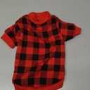 Dog Fleece Sweater for Small Dogs Buffalo Plaid Dog Clothes Soft Thickening Warm Sweater Puppy Clothes for Small Dogs Girl & Boy(M)