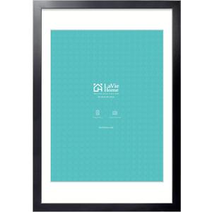 LaVie Home 20x30 Picture Frame Black Poster Frame,Display Pictures 18x24 with Mat or 20x30 Without Mat, Stable and Sturdy Frame and Polished Plexiglass, Horizontal and Vertical Format of The Walls