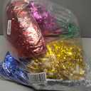 100 Pcs Cheerleading Pom Poms Metallic Foil Cheer Pompoms with Plastic Handle Cheerleader Pompoms Spirit Fun for Cheer Squad Dancing Party Performance Game Ball Sports Team