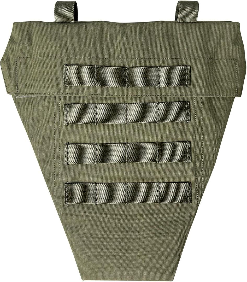 Tactical Crotch Protective Panel - Lower Abdomen Platform Groin Protector 500D Nylon Molle Strap with Foam Inset Padding (RG)