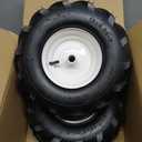 GICOOL 13x5.00-6" Tiller Tire and Wheel, 3/4" Axle Size, 3-1/8" Centered Hub, Compatible with Craftsman & Troy-Bilt Tiller Replacement
