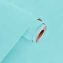 WESTICK Light Blue Velvet Wallpaper Sticky Felt Sheets for Crafts Solid Sky Blue Velvet Fabric Roll Self Adhesive Flet Stickers for Jewelry Boxes Dresser Cabinets DIY Flock Drawer Liner 12" x 80"