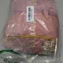 47" Large Christmas Tree Skirt Gilded Snow Snowflake Indoor Nordic Style Bright Colored Rustic Luxury Xmas Cushion Party Treatments, Pink (47.2 inches)