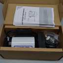 Water Pressure Booster Pump 110v 5.5 GPM 70 PSI, Self Priming Industrial Water Pump with Power Plug, Pipe Fittings Brass Connector Strainer Filter for RV/Caravan/Marine/Home/Garden Irrigation(Black)