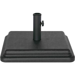 US Weight 40 Pound Umbrella Base - Weighted Umbrella base For Use With Patio Table  Heavy Duty Base- Made in the USA (Black)