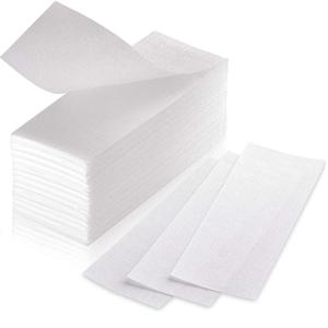 150 Professional Wax Strips for Waxing - Tear-Resistant Fabric Strips for Hair Removal - Skin-Friendly, Reusable Persian Waxing Strip for Warm Wax and Sugar Paste on Legs, Face, Back, Intimate Areas