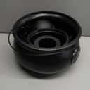 Halloween Large Cauldron Kettles, 4 in 1 [12.6"+7.7" +5.7"+ 5.7 "] Witch Cauldrons, Plastic Black Witch Pot, Treats & Punch Bowl, Candy Holder, Halloween Party Favor for Indoor Outdoor Decoration