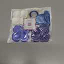 1200PCS Artificial Flower Petals & 20PCS Balloons Set for him boyfriend husband, Valentine's Day, Birthday, Party, Graduations, Balloons Kit (Royal Blue,Sky Blue, White)