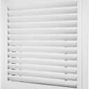 PATIKIL 20" x 20" Aluminum Return Grille, Return Air Vent Cover Linear Bar Removable Grille with Mesh Filter for Sidewall Wall Ceiling Floor HVAC System, White