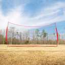 20x10 Lacrosse Backstop Heavy Duty Lacrosse Backstop Netting, 200 Sq Ft Ball Stop Net for Backyard | Baseball, Soccer, Softball, Basketball, Hockey & Multi-Sport Training | Easy Setup, Portable
