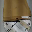 CHYLIN Wall Clock Silent Non Ticking Wall Clocks Battery Operated, Rustic Coastal Country Clock Decorative for Bathroom Kitchen(10 Inch)