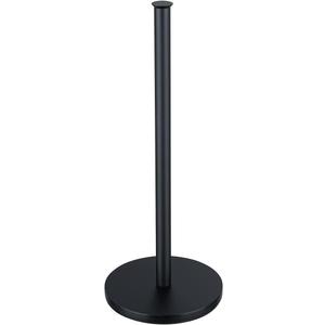 JQK Toilet Paper Storage Stand Matte Black, 304 Stainless Steel Thicken 0.8mm Tissue Reserve Holder 3 Rolls Dispenser for Bathroom, TPS180-PB (15.35 Inch)