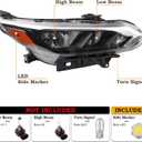RH Halogen Headlight Fit for 2024 2025 Nissan Sentra S/SV Headlamp Assembly Right Passenger Side W/o Bulbs NI2503302 26010-6LY0A 260106LY0A
