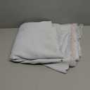 NICETOWN Baby Room Decor, White Gauze & Blackout Drapes Assembled, Star Cut Romantic and Colorful Curtains with Versatile Styling Options for Birthday Party (Blue & Purple & Pink, Each is W52 x L84)