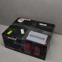 OKLPF Rear Brake Tail Light Compatible With 2007-2014 GMC Sierra 1500 2500HD 3500HD Replace 25958484 25958485,Replace Red Taillight Assembly,Driver and Passenger Side,Included Bulbs and Harness (Black)