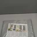 BGment Blackout Curtains 48 Inches Long for Small Windows - 34 x 48 inch Curtains Rod Pocket and Back Tab Thermal Insulated Room Darkening Curtains for Kitchen/Cafe Room, 2 Window Panels, Light Grey