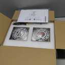 Brushed Nickel Wall Sconces Set of 2, LED Bathroom Vanity Light Fixtures, Hardwired Crystal Sconces Wall Lighting Over Mirror, LED Wall Mount Lights for Bedroom Hallway Indoor, 10W