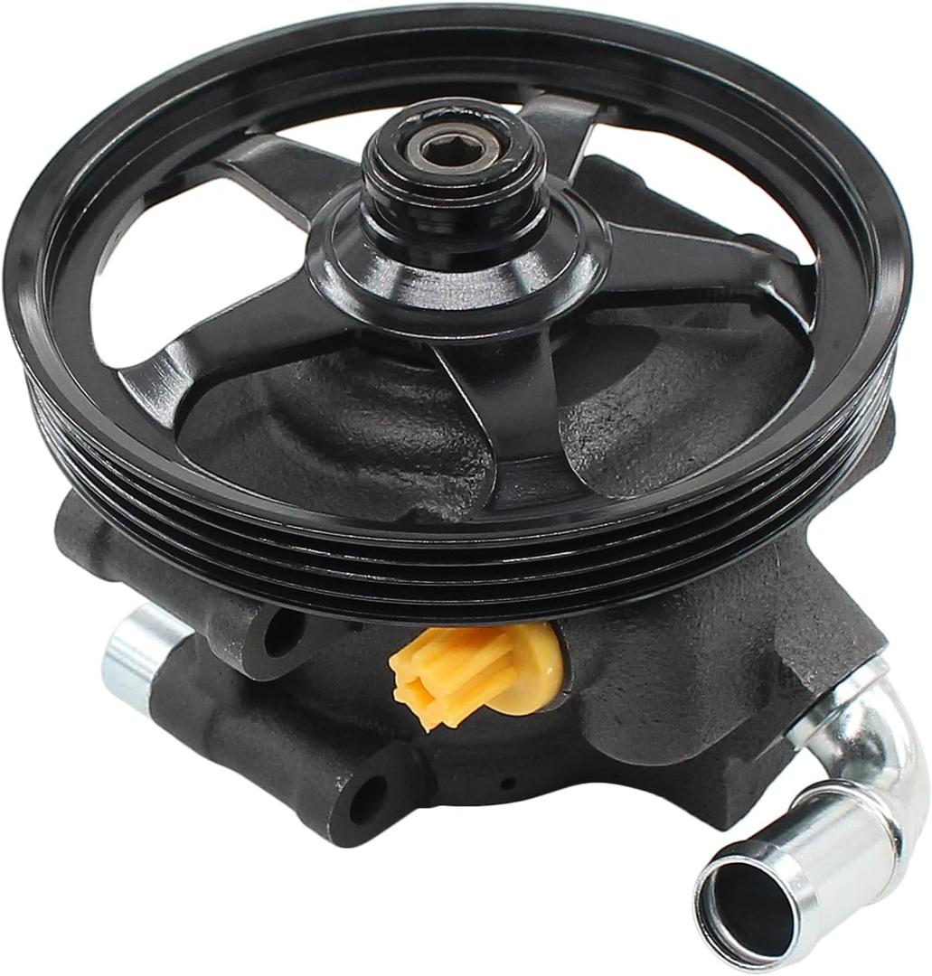 Power Steering Pump with Pulley Assembly for Ford Taurus Flex 3.5L for Lincoln MKT MKS 3.7L 2009-2012