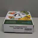 LOLYKITCH Tri-Ply 13 Inch Stainless Steel Wok Pan with Lid, Stir-Frying Pan, Induction Wok, Dishwasher and Oven Safe, Heavy Duty and Detachable handle.