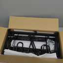 Magheo 2 Pack Pots and Pans Organizer Under Cabinet, 22" Deep Expandable Pull Out Pot Lid Organizer and Storage with 10 Adjustable Dividers No Drill Pot and Pan Holder Rack with Handle Bracket(Black)