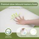 Ergonomic Memory Foam Neck Pillow Bed Pillow,Cooling Fabric,No Pressure Support, Stays Cool, Luxurious Comfort, Queen(23.6"x15.7"x4.7")
