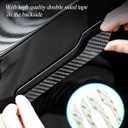 Carbon Fiber Door Handle Cover, Door Handle Protective Cover Decoration Compatible with Tesla Model Y/3 Accessories (4 Pieces) (3K Glossy Carbon)