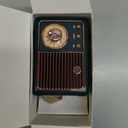 Retro Bluetooth Speaker, Portable Wireless Speaker with Crystal Clear Stereo Sound, Retro Decor for Bedroom Office Kitchen, Birthday Gifts Ideas for Women Men Teens (Green)