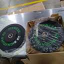 FlexWave Olympic Rubber Bumper Plates 50 LB Set, Pairs of 25 LB, 2-Inch Weight Plates, Options for Powerlifting, Cross Training & Home Gym Workout