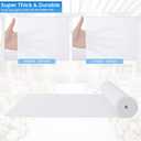 HOMBYS 260GSM Heavyweight White Aisle Runner for Wedding Ceremony with Non-Slip Backing, 20 x 3 ft Indoor & Outdoor Bride Floor Runner for Church, Beach, Party & Prom Decor