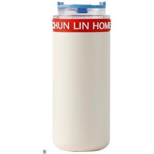 19oz Stainless Steel Vacuum Insulated Glass Tumblers, Coffee thermos glass inside, (Red)