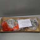 3-Light Pendant Light, Indoor Glass Hanging Light Fixture, Adjustable Height, Brushed Nickel Finish for Kitchen Dining Room (White)