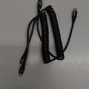 USBC to USBC Cable for Car, 3FT Coiled USB Type C Charge Cable Fast Charging, 2Pack Short USB-C Cable Compatible with iPhone 17/16/15/Samsung Galaxy S20 S10 S9 Plus Note 10 9 8 and More USB C Devices (Grey)