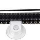 GZYF 1 Pc Car Windshield Sun Shade Protector Front Window Telescopic Curtain Metal PVC Black 50cm125cm With Suction Cup