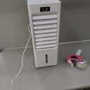 Portable Air Conditioner 4 in 1, Air Cooler with 6L Tank, 4 Modes 3 Speed, 60°Oscillation, 1-12H Timer, with Wheels, Remote Control, 4 Ice Packs, Portable, Quiet