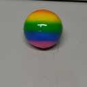 Giant 4-Inch Rainbow Stress Ball -Jumbo Big Squeeze Relief! Fills Your Entire Palm, 2X Larger Than Standard, Ultra-Soft Ball for Deep Stress Relief