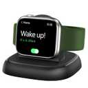 NEWDERY Charger Stand for Apple Watch, Portable Watch Charger for iWatch with USB C Cable,Fast Charging,Wireless Charging Station for iWatch Series 11/10/9/8/7/6/Ultra/5/4/3/2/SE, Black