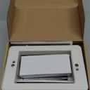 Recessed Outlet Box with GFCI Electrical Outlet, DVFR1W-1 Recessed Electrical Box for Wall Mount TV, 15Amp, Tamper Resistant, UL Listed, Self-Test, Suitable for Various Outlets, 1 Gang