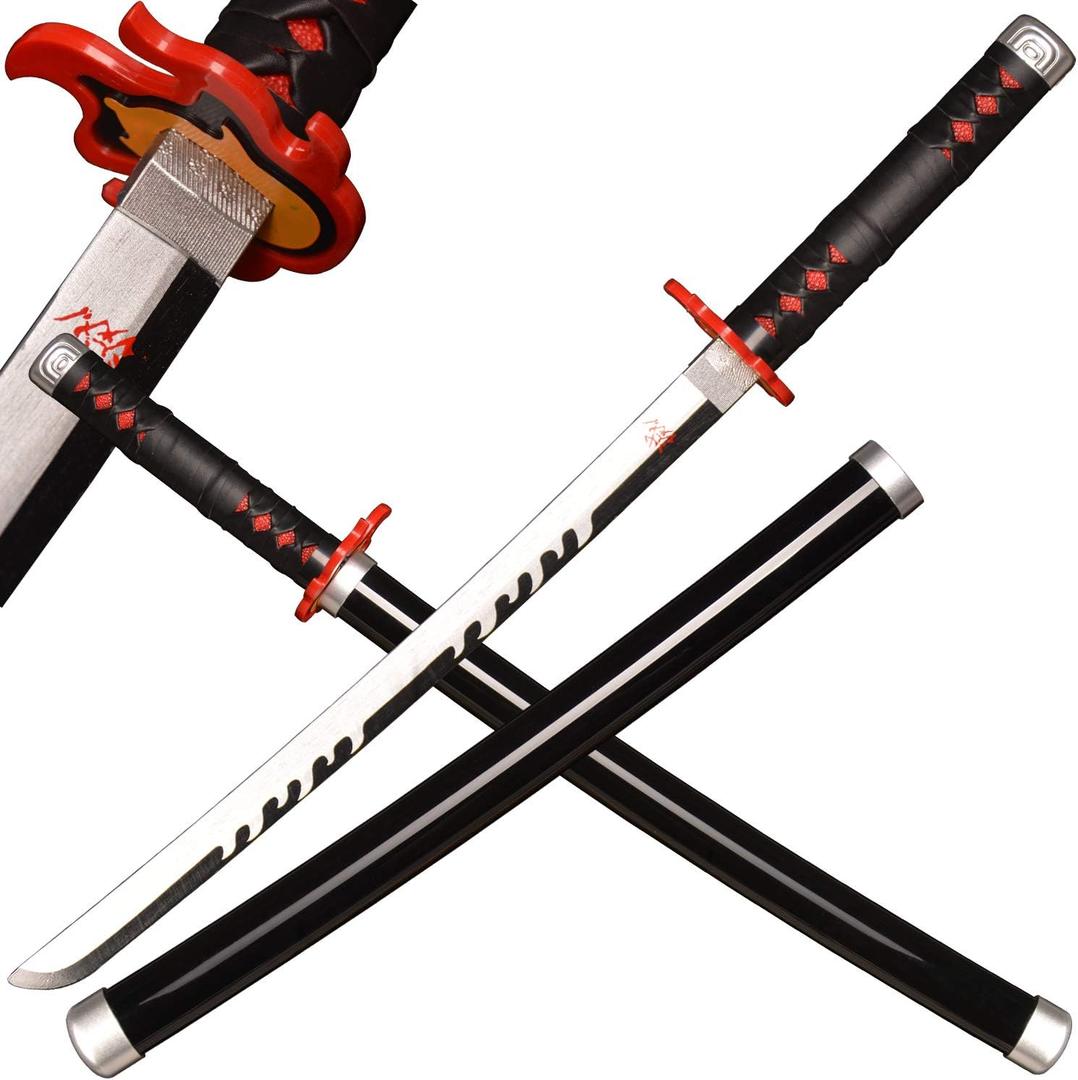 SV Anime Demon Slayer Sword Katana 31 Inch Decorative Collectible Gift Cosplay Sword