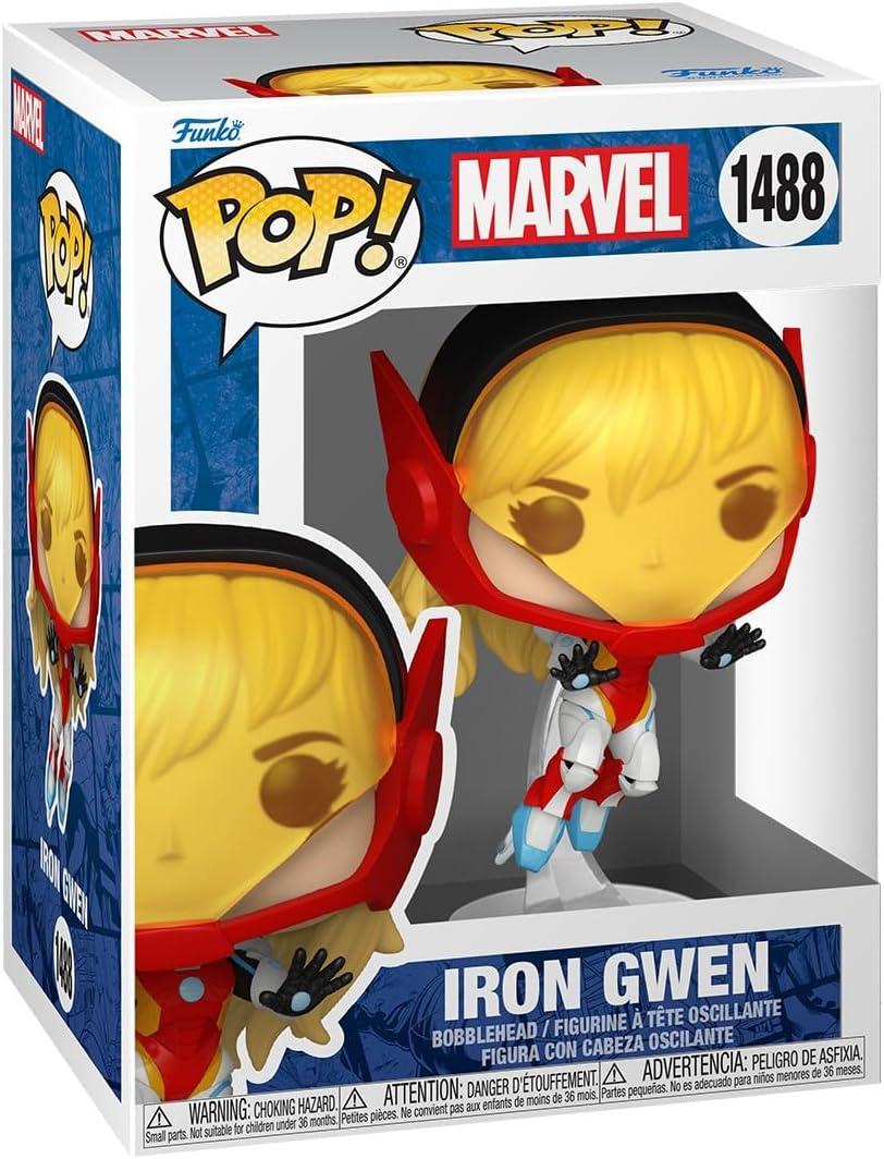 Funko Pop! Marvel: Spider-Gwen: Gwenverse - Iron Gwen - Collectable Vinyl Figure - Gift Idea - Official Merchandise - Toys for Kids & Adults - Marvel Fans - Model Figure for Collectors and Display