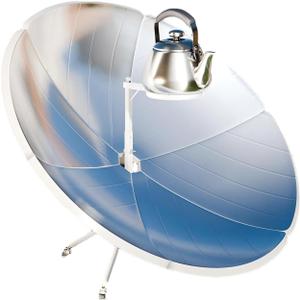 1500W Parabolic Sun Oven, Portable Solar Cooker for Camping