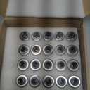 M12x1.25 Lug Nuts, Wheel Accessories Parts Set of 20pcs Chrome 12x1.25 Lug Nuts Replacement for Infiniti EX35 EX37 FX35 FX37 Nissan Maximas Pathfinders Aftermarket Wheel Chrome Closed End