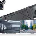 Mirror Dash Cam for Cars,4.5 Inch Rear View Mirror 1080P Front and Rear View Dual Cameras,Super Night Vision,Parking Assistance,24H Parking Monitor,Waterproof Backup Camera
