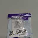 ENERLITES RJ11 Telephone Jack Wall Plate by 1-Gang, Standard Size, White, 6-Position 4-Conductor, Single Port 2-Line Support 6611-W, White