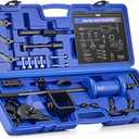 OMT 22pc Slide Hammer Puller Set, Axle Bearing Hub & Seal Remover Kit
Front and Rear Axle Shaft Hub Bearing Seal Remover Set with 1" to 2-7/8" ID Adapters 2-Jaw 3-Jaw Yokes