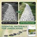 Rock Glue for Landscaping, 32 Oz Mulch Glue for Rocks to Ground Coverage, Sticky Clear Gravel Glue, Decomposed Granite Stabilizer for Pebble, Walkways, Yards, Patios, and Decorative Driveway Edges