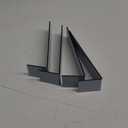 4pcs Acrylic Hair Clip Display Stand Organizer for Hairpins Barrettes Clips Compact Storage for Home Shops and Boutiques