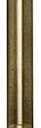 Kichler 2999NBR 0.5-Inch Diameter x 12-Inch Length Steel Lighting Stem, Natural Brass